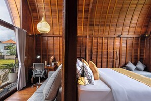 1 habitación y tabla de planchar con plancha 