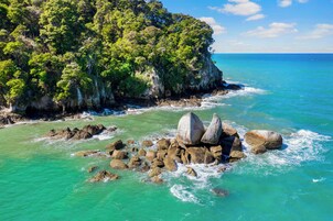 Private beach, kayaking