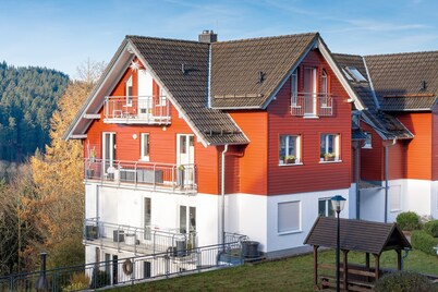 Apartment 'Tannenblick 4-3' with Mountain View, Shared Garden and Wi-Fi