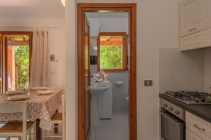 Fridge, stovetop, high chair