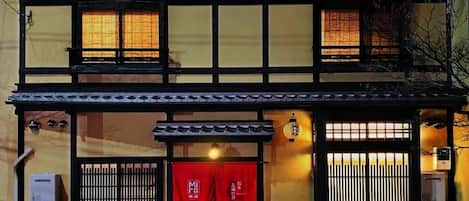 Front of property – evening/night