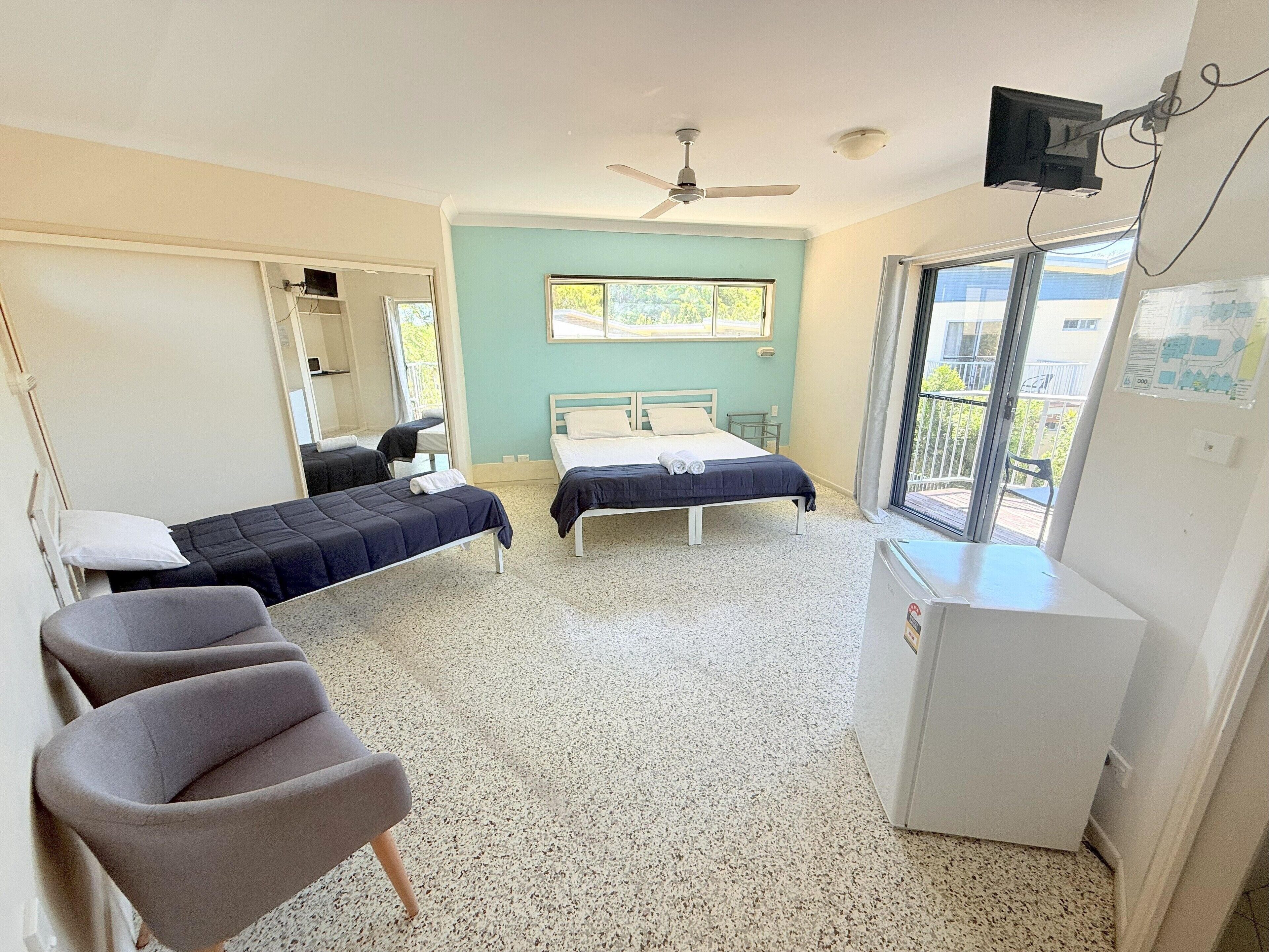Family Twin Room, Balcony, Pool View