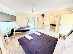 Standard Studio | Down comforters, desk, laptop workspace, free WiFi