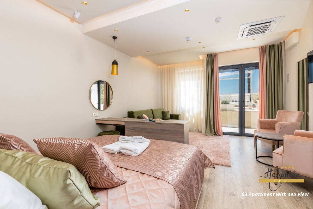Studio Suite, 1 Double Bed with Sofa bed, Balcony, Sea View