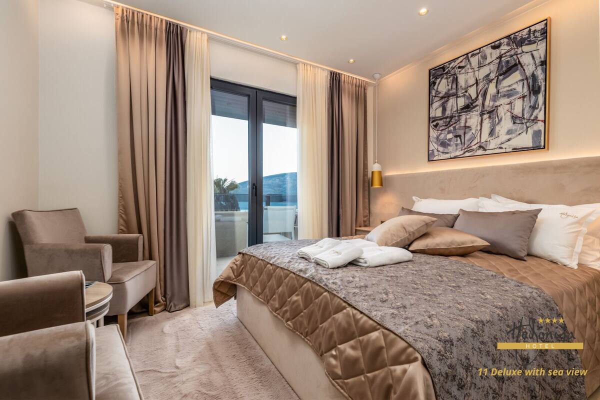 Deluxe Double Room, Balcony, Sea View
