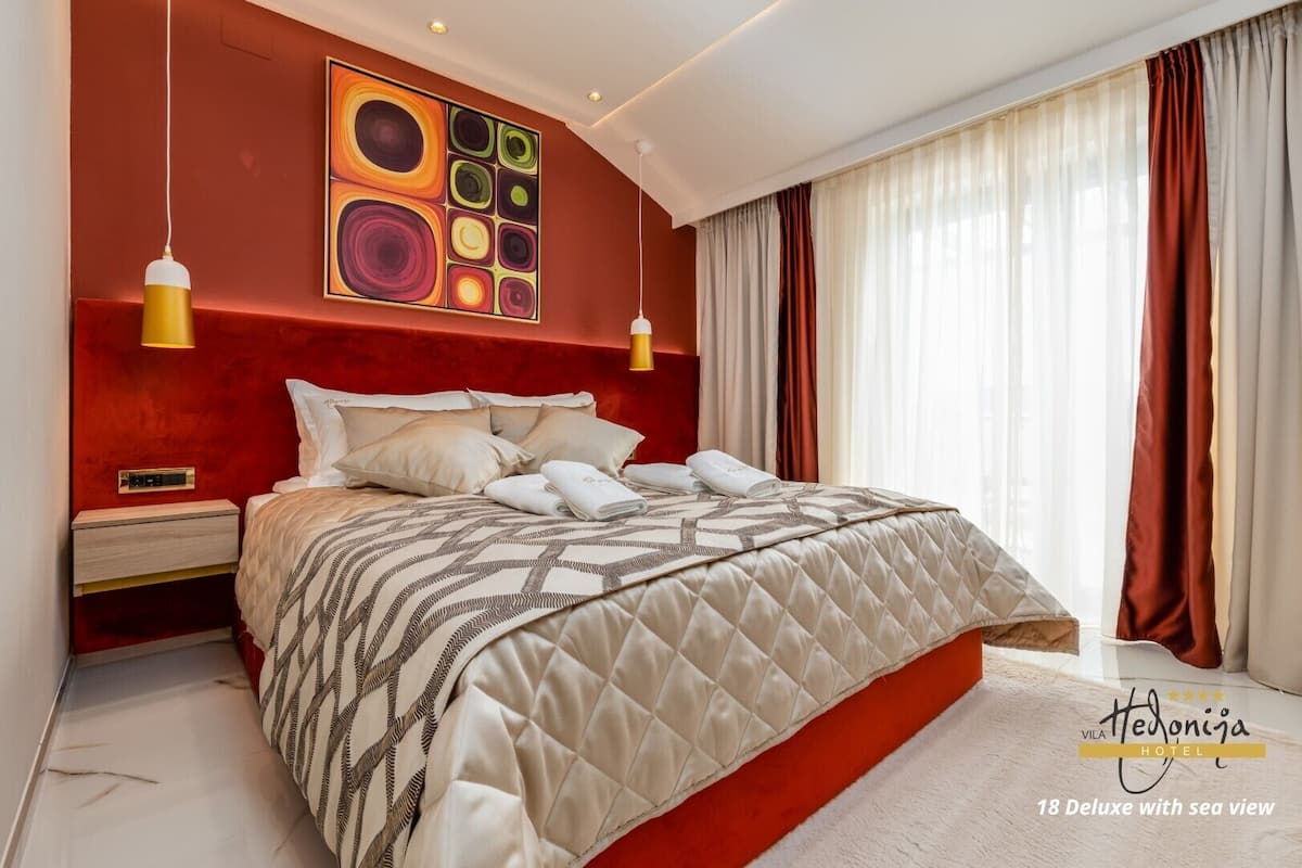 Deluxe Double Room, Balcony, Sea View