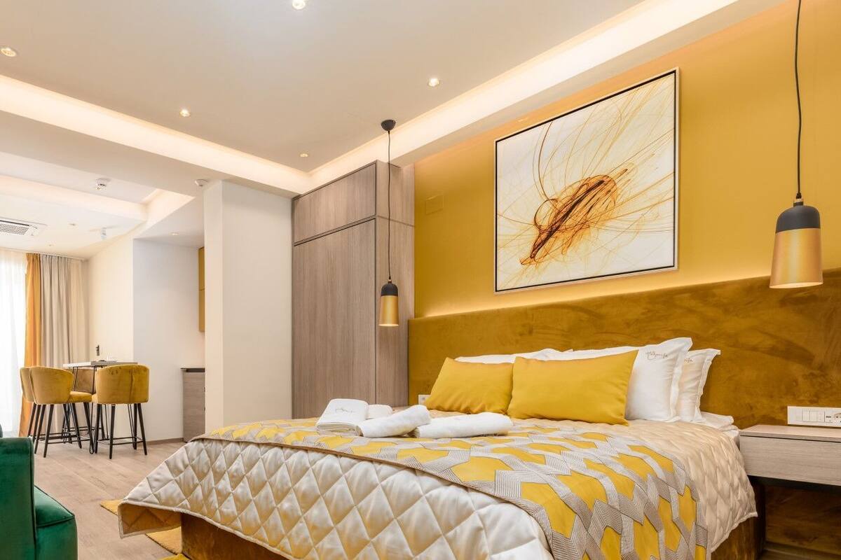 Studio Suite, 1 Double Bed with Sofa bed, Balcony, Sea View