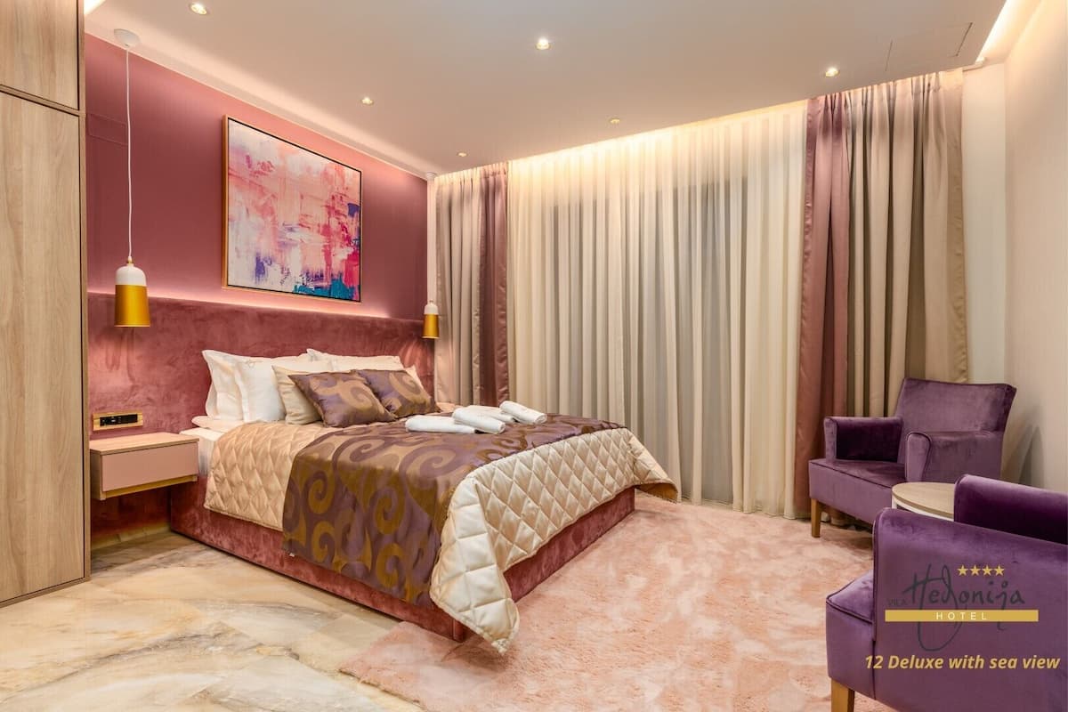 Deluxe Double Room, Balcony, Sea View
