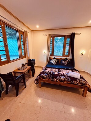 Habitación doble Deluxe, vista a la montaña | Wifi gratis 