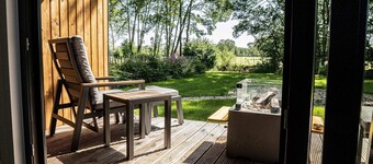 De 2-persoons versie van de vakantievilla Amalia 2 is uitgerust met een ruime sauna en hottub