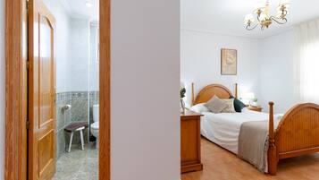 3 bedrooms, free cots/infant beds, bed sheets