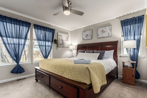 3 chambres, fer et planche Ă repasser, Wi-Fi gratuit, draps fournis