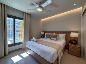 2 bedrooms, iron/ironing board, travel cot, WiFi