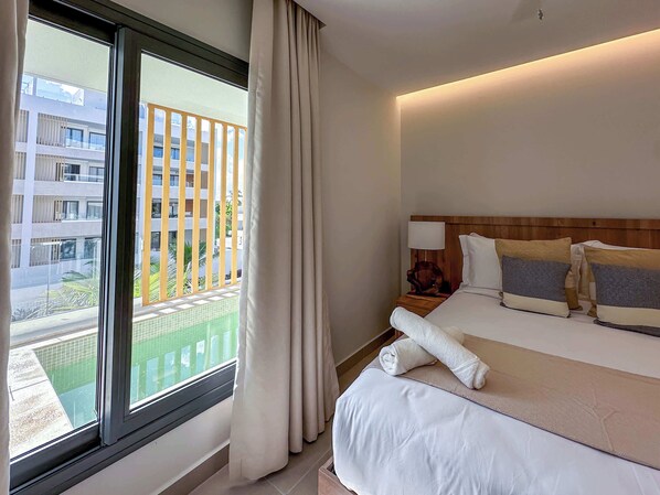 2 bedrooms, iron/ironing board, travel crib, WiFi