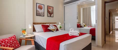 1 sovrum, strykjärn/strykbräda, resesäng och gratis wi-fi