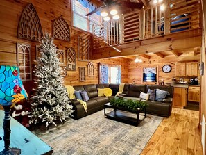TV, fireplace, computer monitors, printers