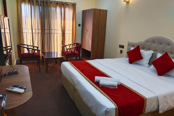 Deluxe Double Room | Laptop workspace, soundproofing, WiFi (free), bed sheets