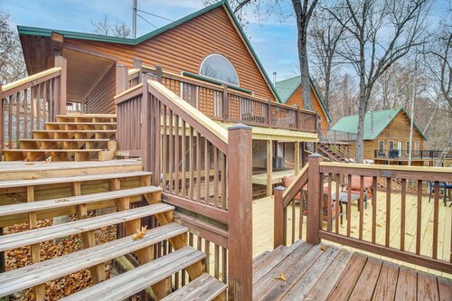 Boat Dock & Deck: Waterfront Cabin on Grand Lake