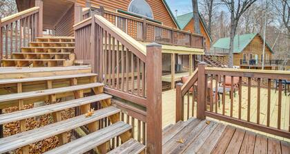 Boat Dock & Deck: Waterfront Cabin on Grand Lake