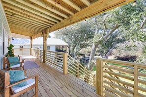 Apartment (3 Bedrooms) | Interior - 3 Blocks to Beach Access: Coastal Carolina Apt (Kure Beach)