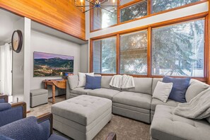 Fernseher, Kamin, Arbeitsbereiche