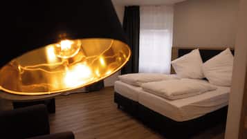 Free WiFi, bed sheets