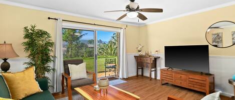 Condo, 2 Bedrooms | Living area | Smart TV