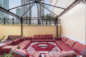 Außenbereich für Bankette