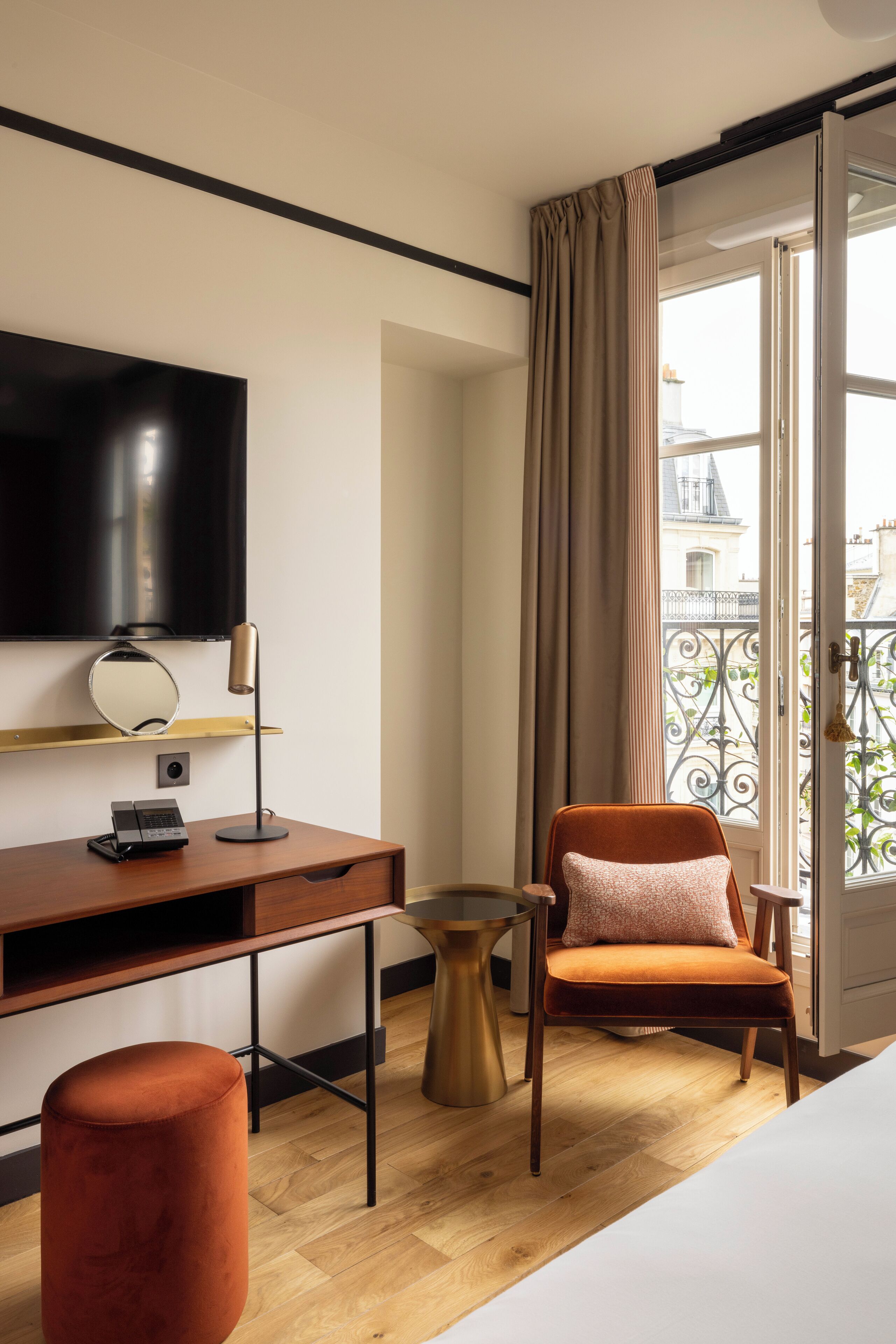 In-room safe, blackout drapes, soundproofing, iron/ironing board