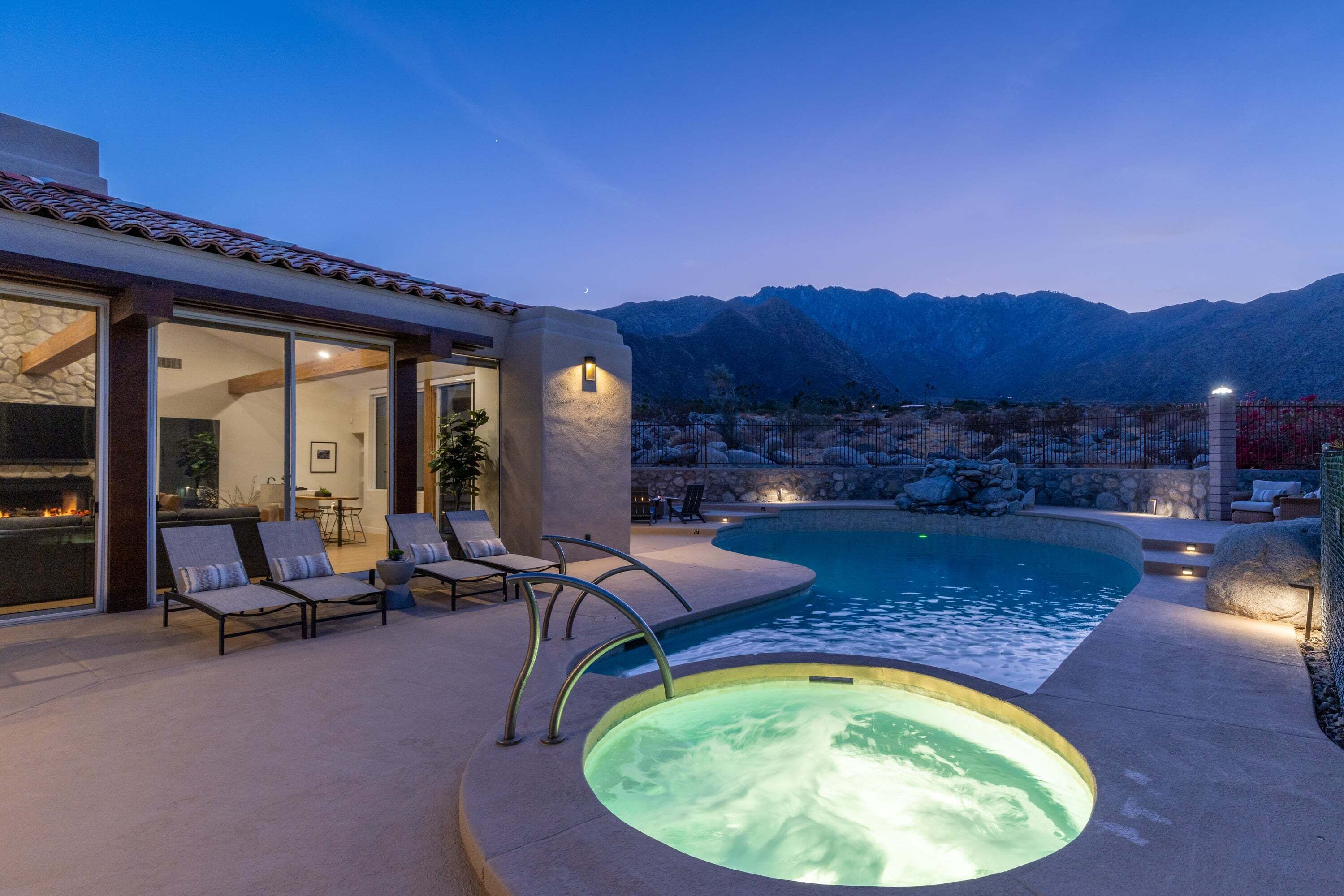 Una piscina climatizada