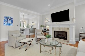 Smart TV - Luxurious Home on Crawford Sq w/ Rooftop Deck + Parking by Lucky Savannah (Savannah)
