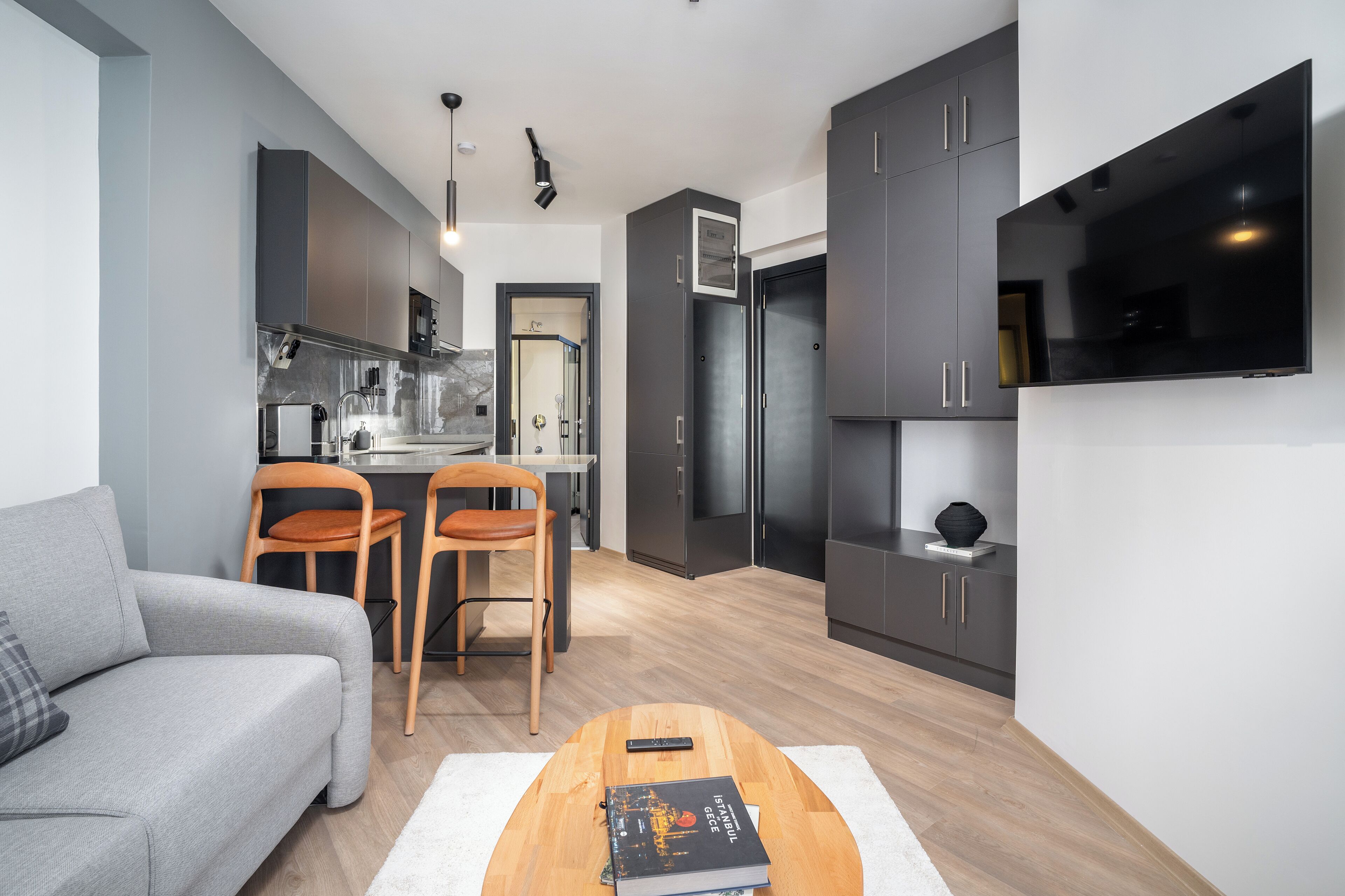 42-inch Smart TV with digital channels, streaming services