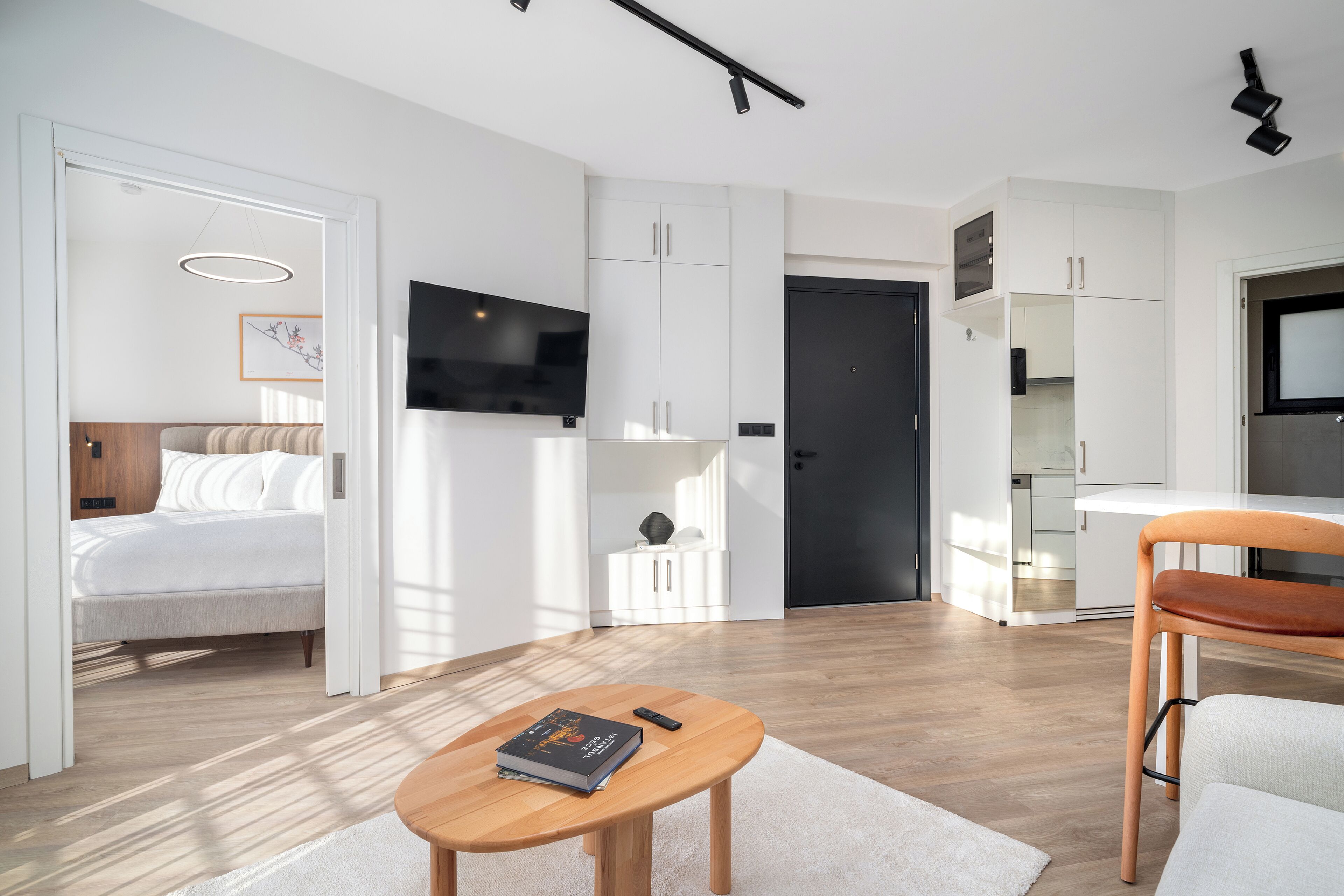 42-inch Smart TV with digital channels, streaming services