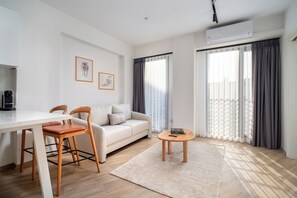 42-inch Smart TV with digital channels, streaming services