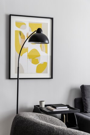 Apartment, 2 Bedrooms, Balcony | Living area | 43-inch Smart TV with digital channels, Netflix, streaming services