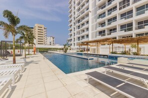 3 outdoor pools - U-GO Porto Horizonte Junto al Mar Sta Mta (Santa Marta)