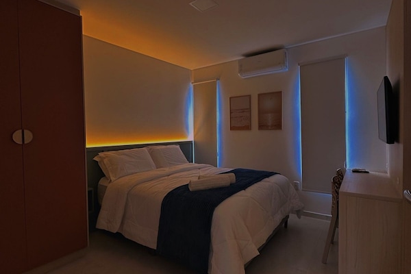 1 quarto, espaço de trabalho para notebook, Wi-Fi de cortesia