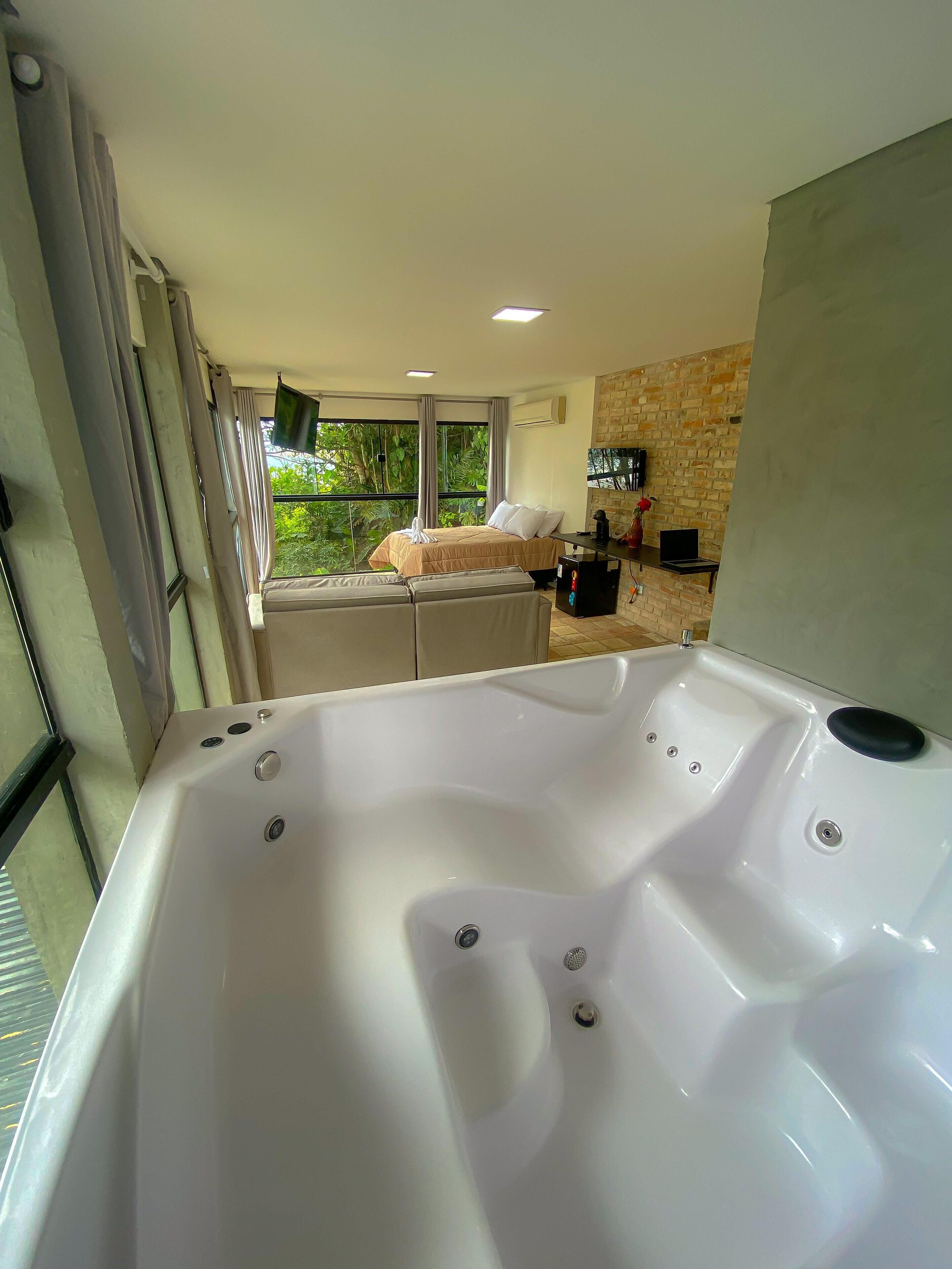 Luxury Room, Jetted Tub, Beach View | Minibar, blackout curtains, free WiFi, bed sheets