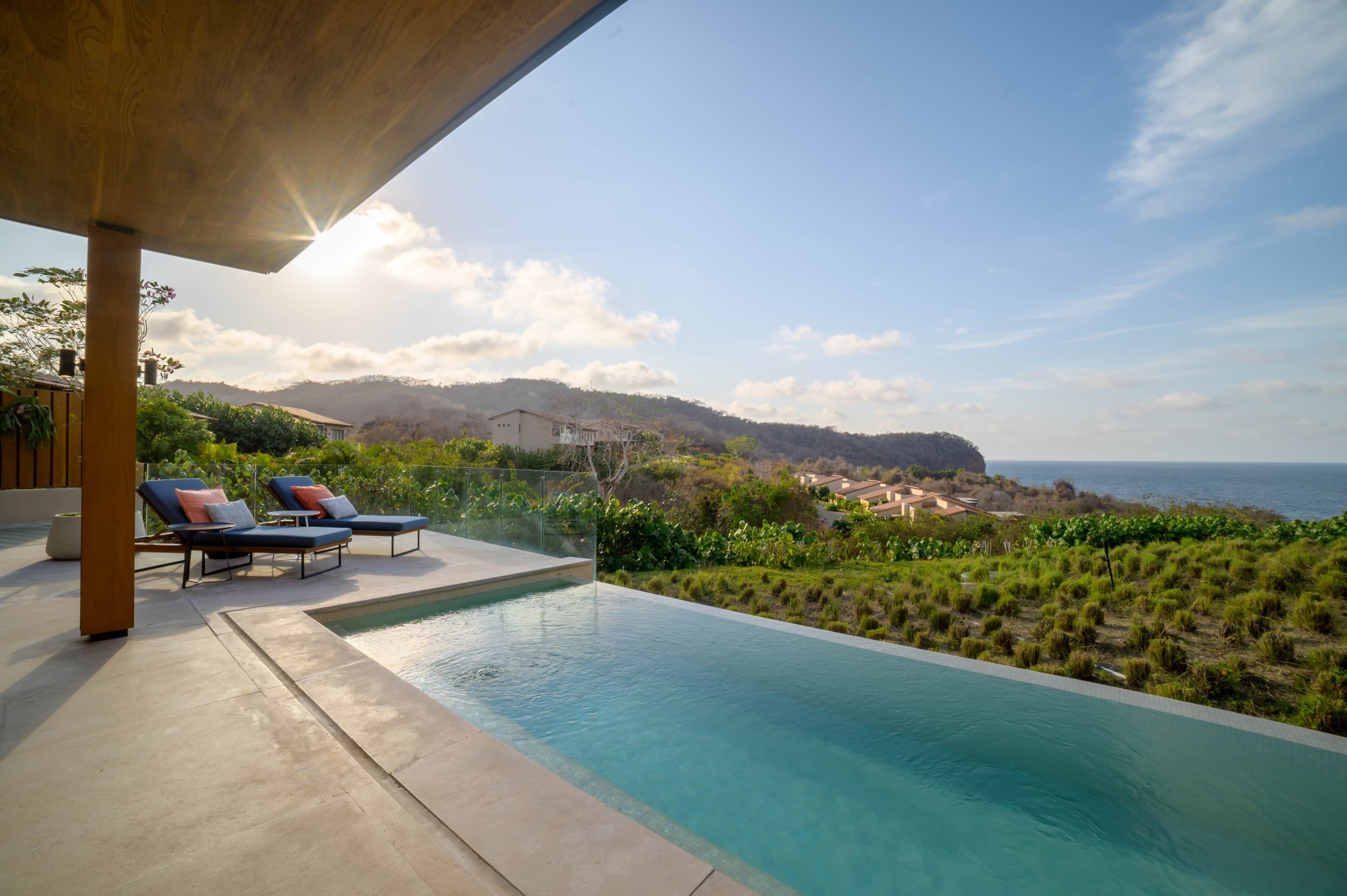 Una piscina climatizada