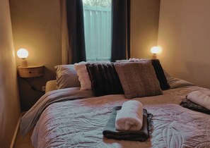 2 bedrooms, in-room safe, travel crib, WiFi