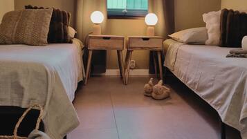 2 bedrooms, in-room safe, travel crib, WiFi