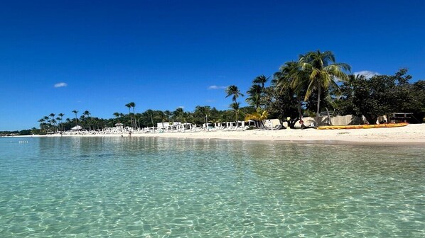 Ligstoelen, strandlakens