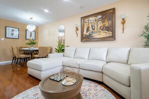 Smart TV, fireplace, printers