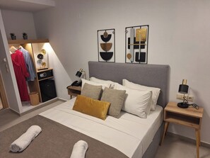 Deluxe-suite | 2 soveværelser, allergivenligt sengetøj, pengeskab på værelset