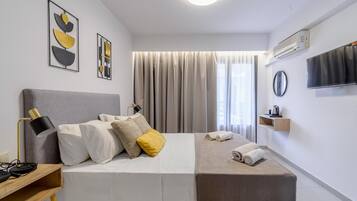 2 chambres, literie hypoallergénique, coffres-forts dans les chambres