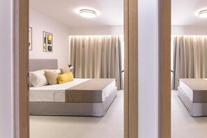 2 slaapkamers, hypoallergeen beddengoed, een kluis op de kamer