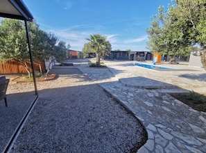 Pool - Comfort Two Bedroom Mobile Homes Pirovac - Standard Two Bedroom Mobile Home with Sea View and Terrace (Pirovac)