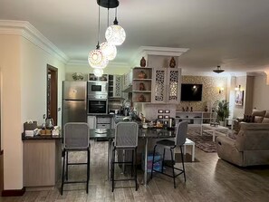 Fridge, microwave, oven, stovetop - Heritage valley. (New Cairo 1)