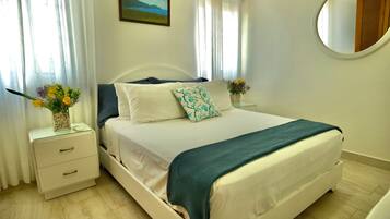 Familie appartement | 2 slaapkamers, een bureau, een laptopwerkplek, gratis wifi