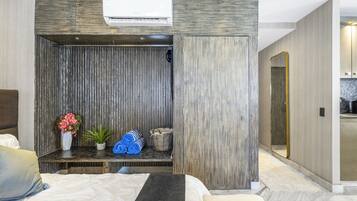 1 soverom, strykejern/-brett, wi-fi og sengetøy